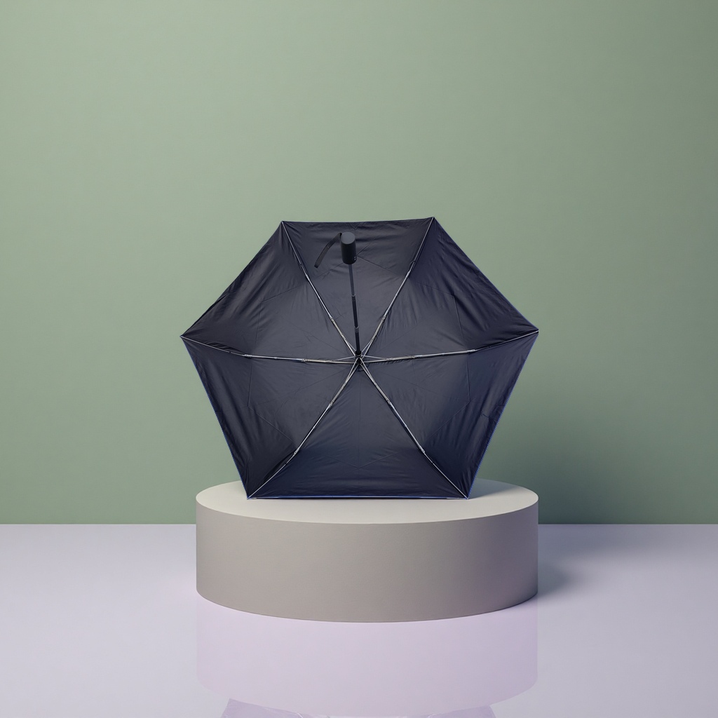 Portable folding umbrella for both weather and rain, lightweight, windproof, sun-proof and sunshade details Picture