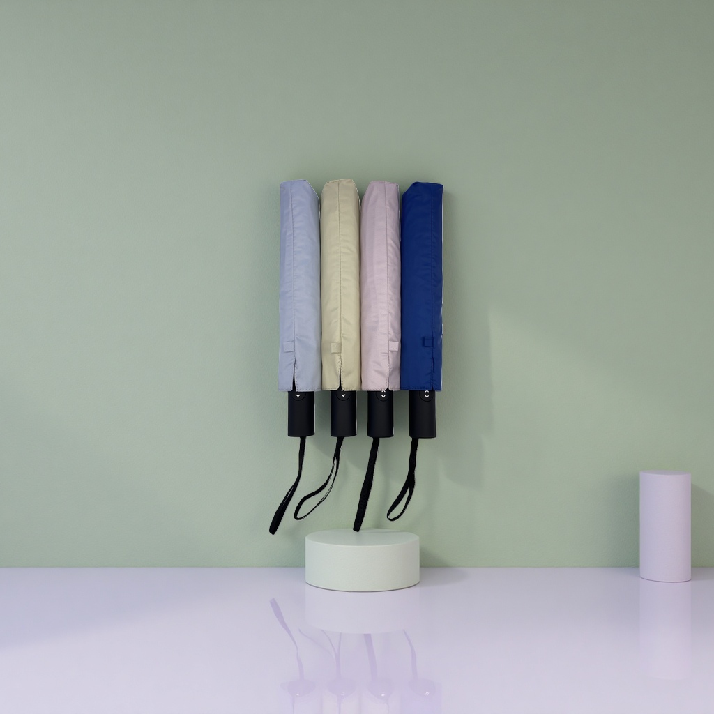 Portable folding umbrella for both weather and rain, lightweight, windproof, sun-proof and sunshade Application Scenario