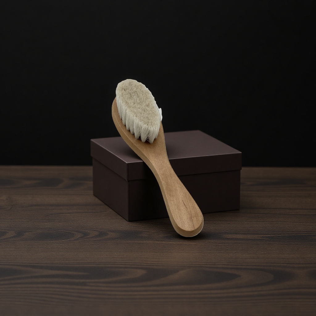 Natural material wooden handle wool comb, massage comb, beard comb, universal hair care comb