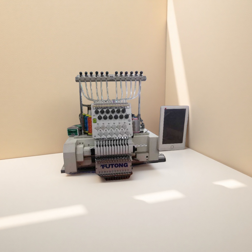A portable embroidery device with automatic color change and multiple patterns for home computer embroidery Specification image