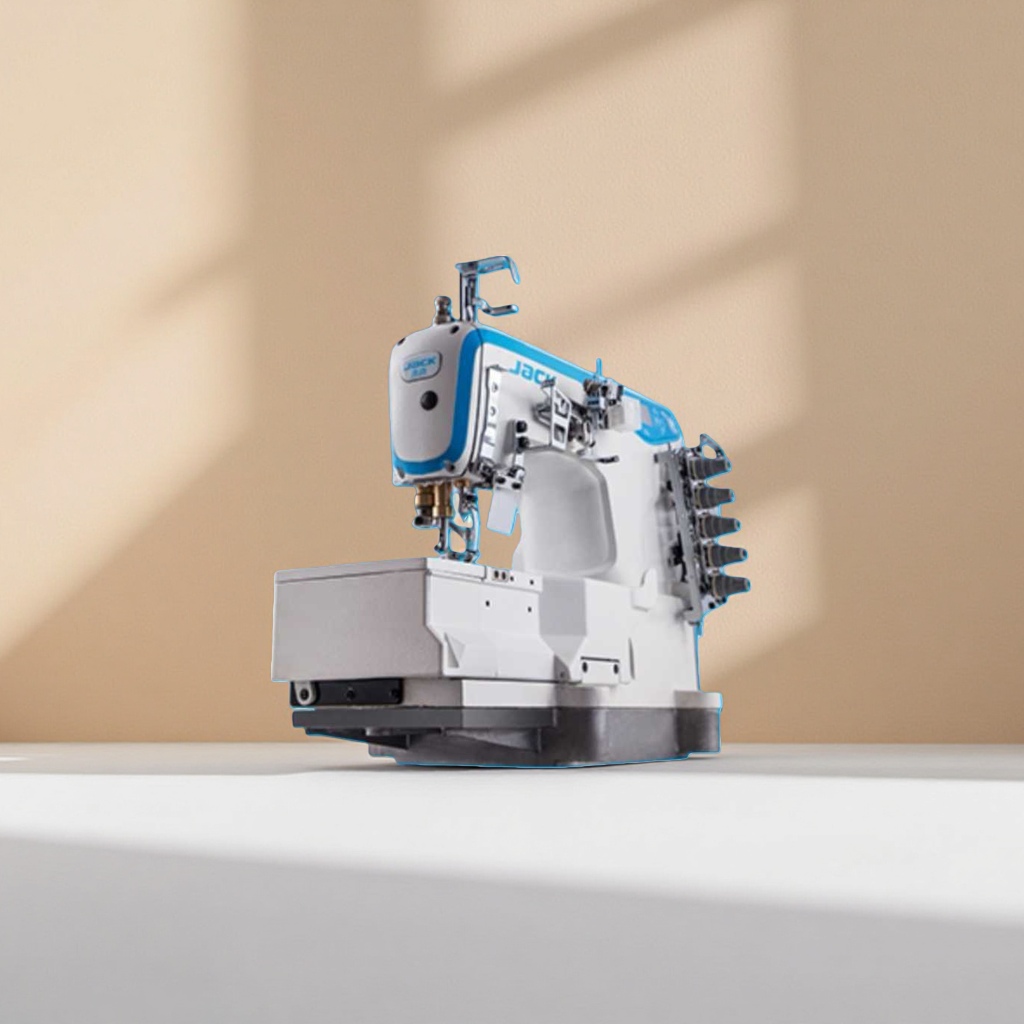 Platform high-speed overlock sewing machine, industrial multi-needle hemming, 220V details Picture