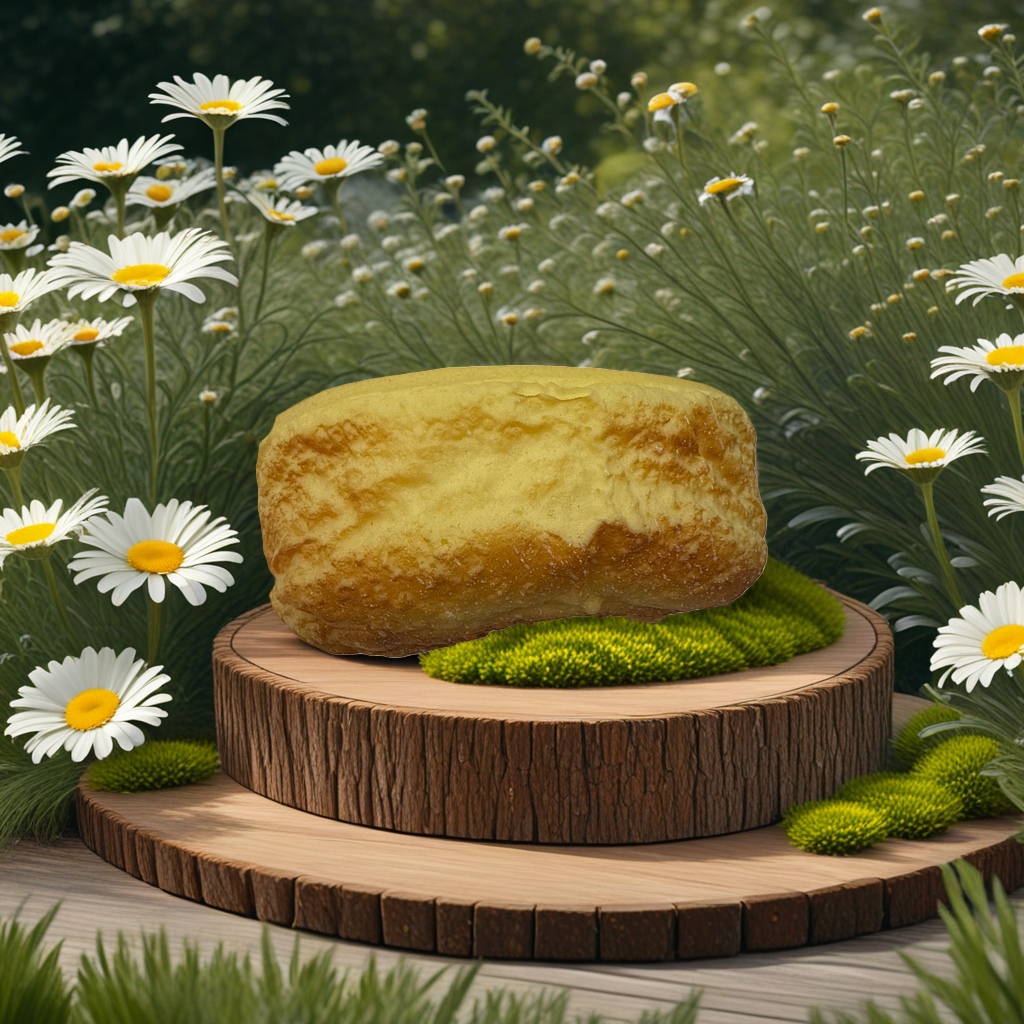 Freshly baked golden bread, soft, glutinous and sweet, is a staple food for breakfast