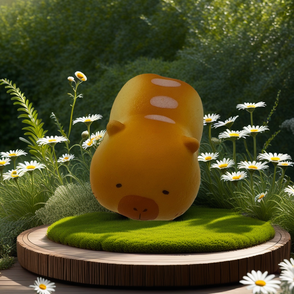 Cartoon bear-shaped bread, cute and fun breakfast baked snacks for children Application Scenario