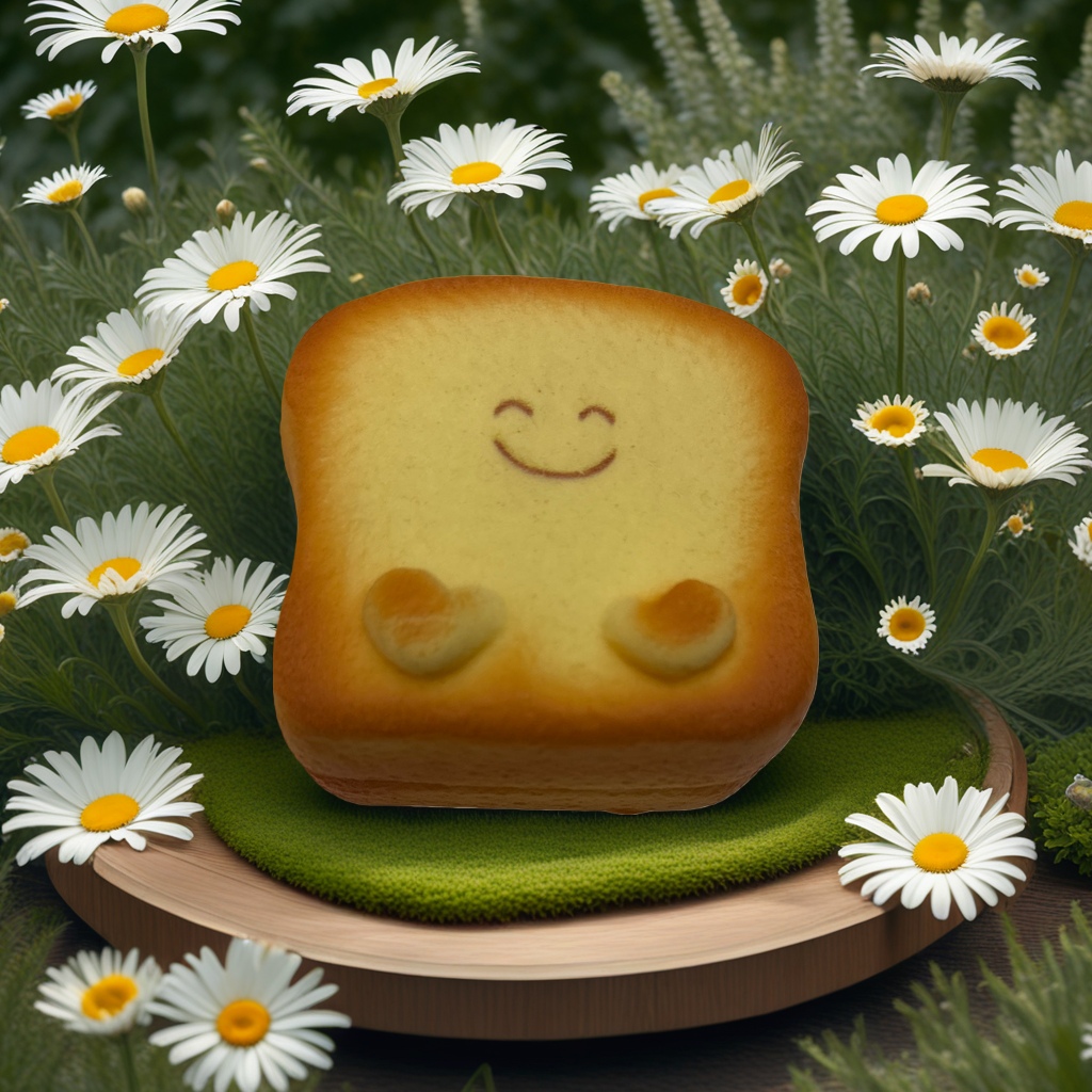 Smiling Face Toast Bread breakfast, soft, sweet and sliced bread, family set, healthy baked goods details Picture