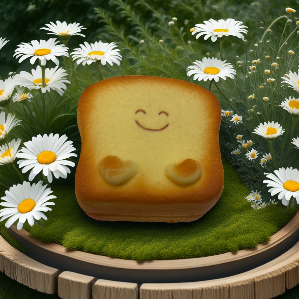 Smiling Face Toast Bread breakfast, soft, sweet and sliced bread, family set, healthy baked goods