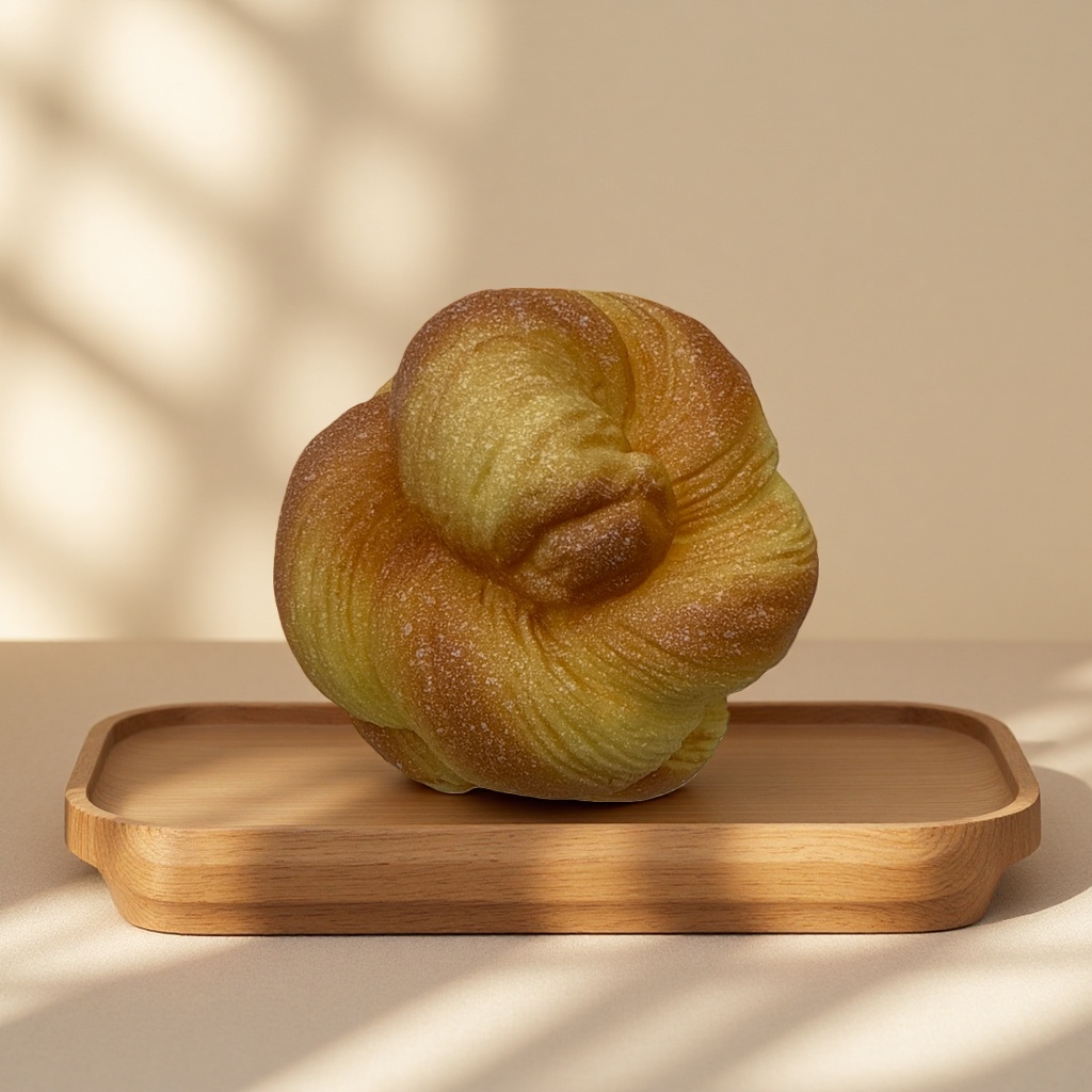 The golden bread base for breakfast baking is soft, sweet and fragrant Specification image