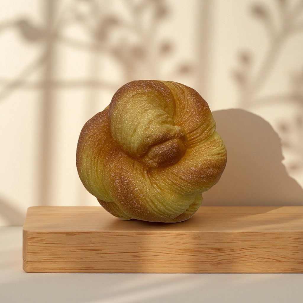 The golden bread base for breakfast baking is soft, sweet and fragrant Application Scenario