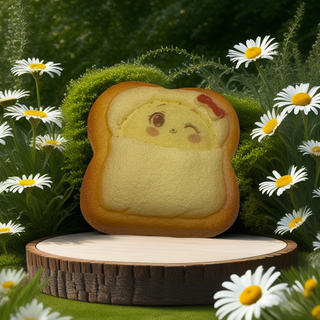 Cartoon-shaped toasted bread, cute breakfast, soft baked snacks Application Scenario