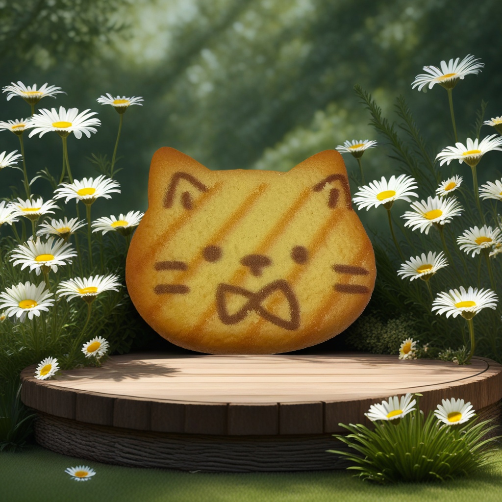 Cat-shaped fun cookies, pet snacks, especially for cats, are crispy and delicious Application Scenario