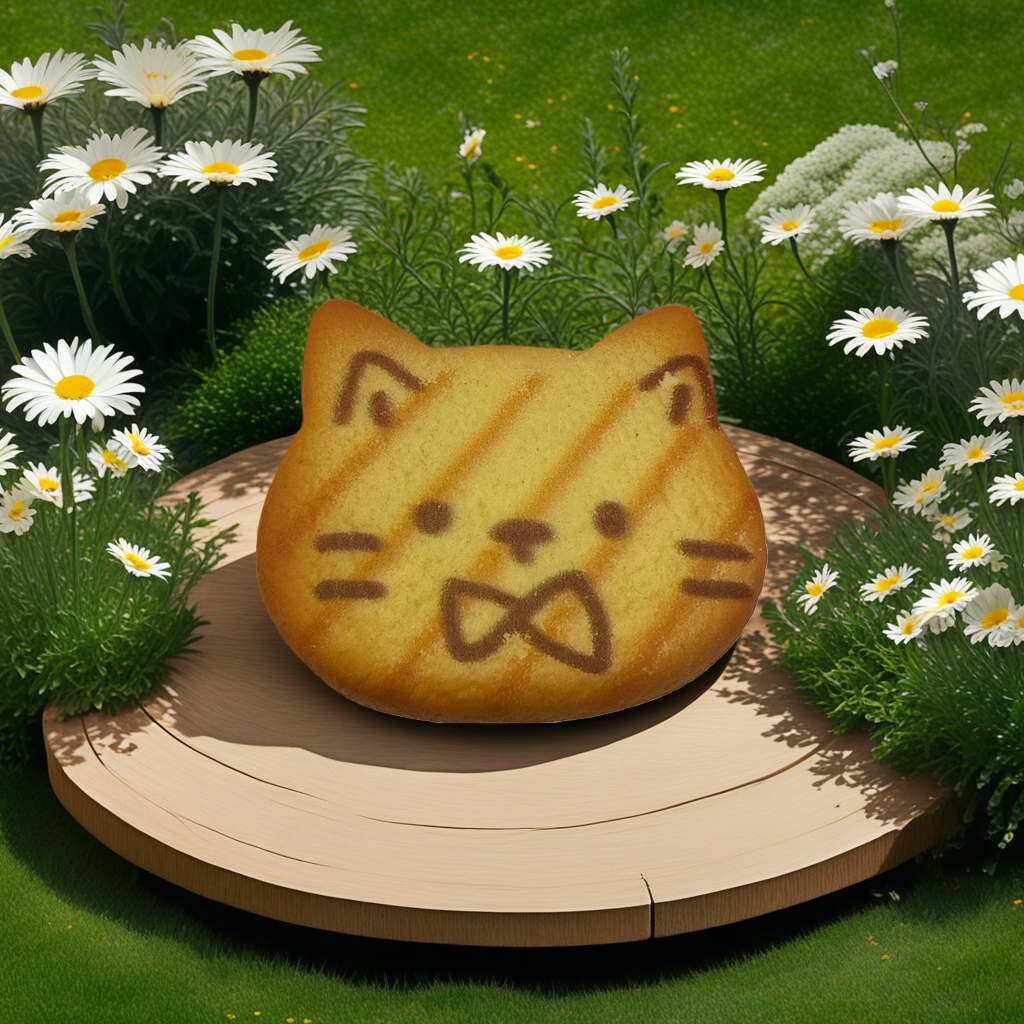 Cat-shaped fun cookies, pet snacks, especially for cats, are crispy and delicious Specification image