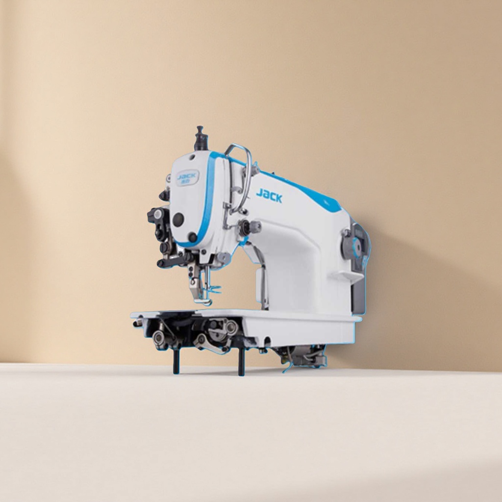 The computerized upper and lower composite feeding flat sewing machine is suitable for both household and industrial use details Picture