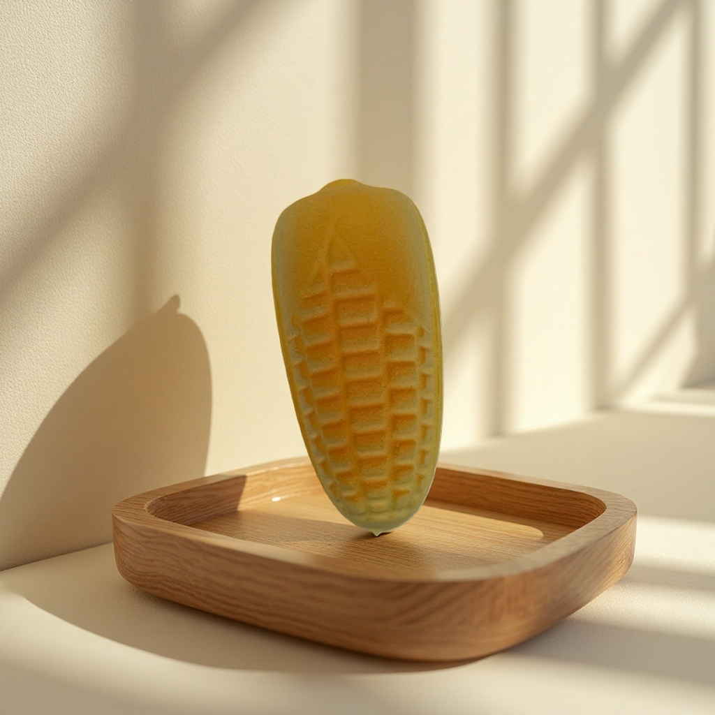 Yellow corn-shaped decorative items, creative and interesting home gadgets Application Scenario