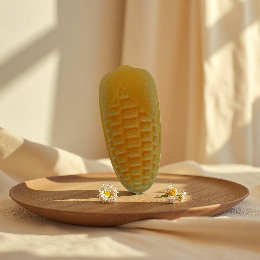 Yellow corn-shaped decorative items, creative and interesting home gadgets details Picture