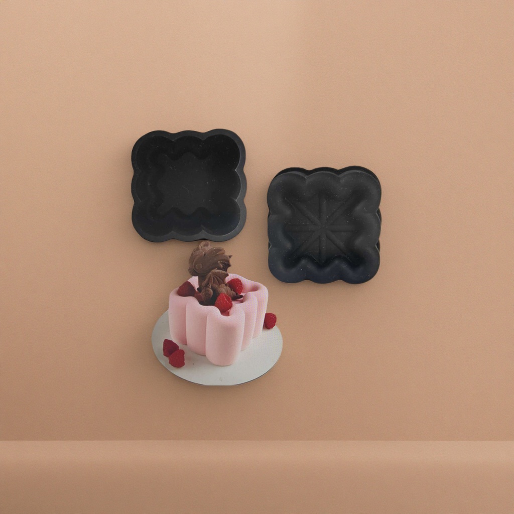 粉色蛋糕巧克力装饰覆盆子硅胶模具 烘焙DIY家用甜品制作