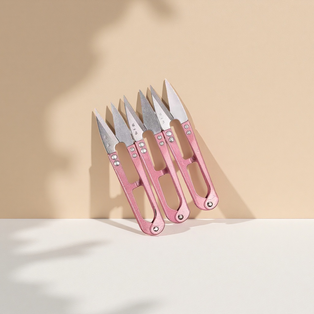 Zhang Xiaquan pink handle knife stainless steel portable multi-functional kitchen knife details Picture