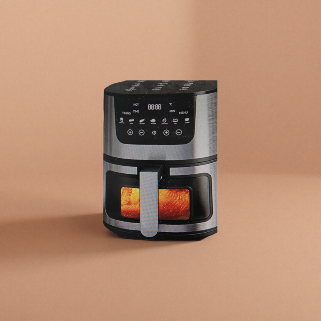 Midea air fryer for home use: Smart touch control, large capacity, oil-free and healthy cooking