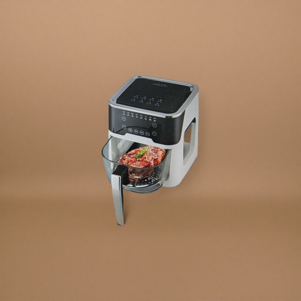 Air fryer with stainless steel inner liner, 3L large capacity, for home use in the kitchen, oil-free and healthy cooking Specification image
