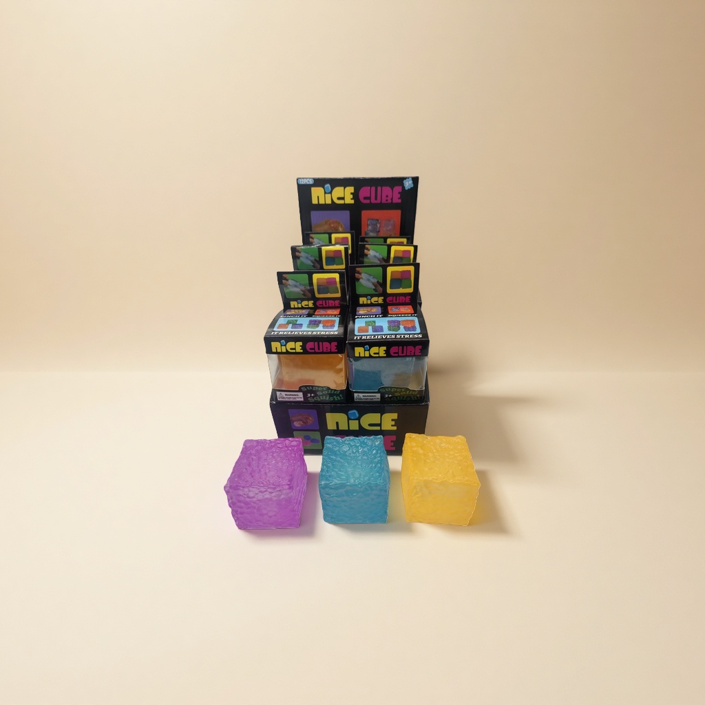 Nice Cube彩色硅胶减压魔方玩具 益智解压手指灵活训练