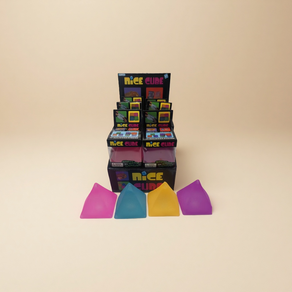 Nice Cube彩色硅胶减压玩具办公室解压神器便携迷你