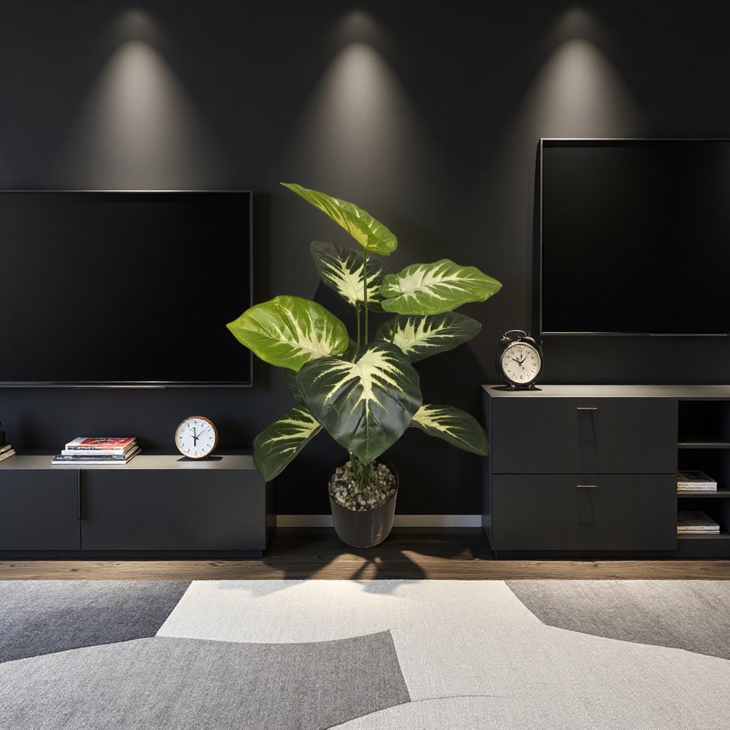 كما ان النباتات الخضراء تُزرع في الاعشاب الخضراء تنمو بسهولة لتنقية الهواء Specification image