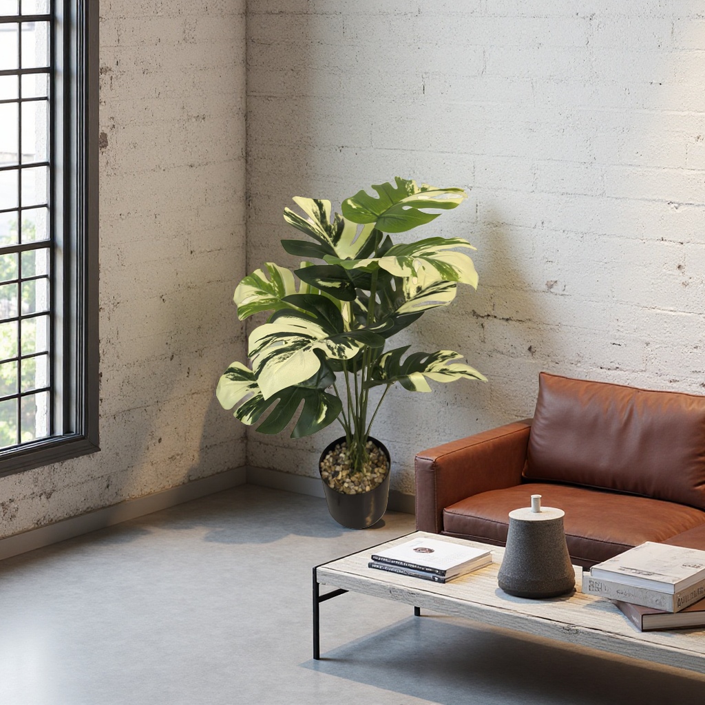 Green plant potted plants, ceramic flowerpot sets, living room, study, desktop small bonsai details Picture