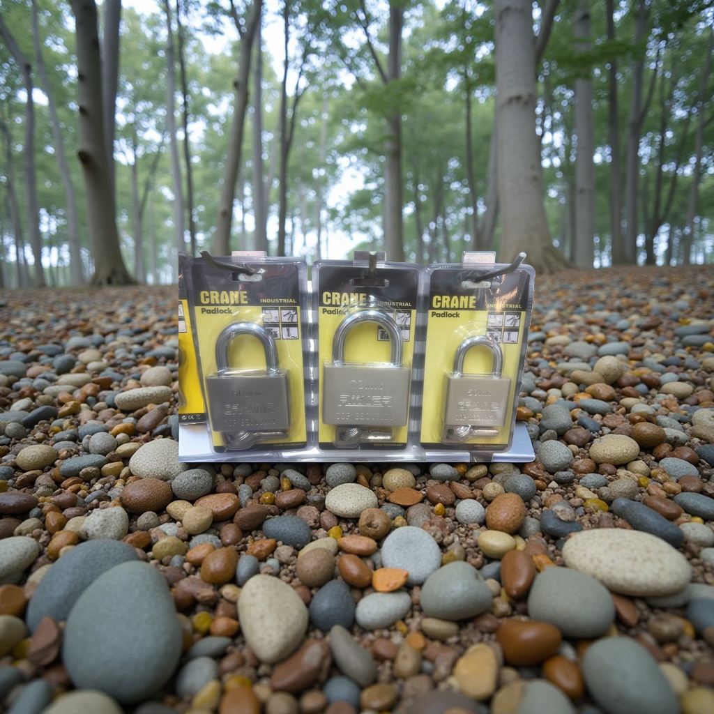 CRANE industrial padlock, high-strength anti-picking padlock, heavy-duty padlock Specification image