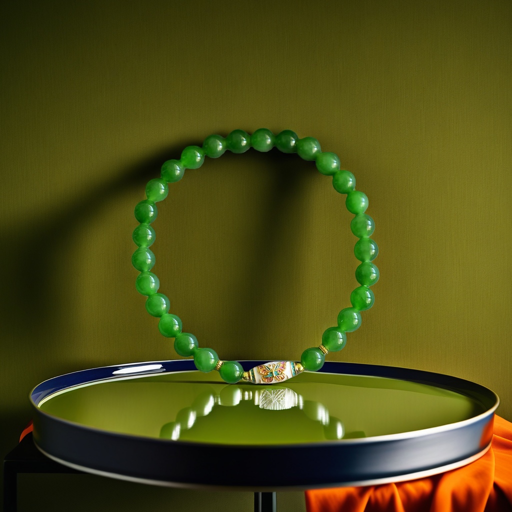 Green bead bracelet, natural jade bracelet, fashionable and simple women's jewelry, Hetian jade and jasper bracelet, women's 925 silver accessory, 6m bracelet, women's style, versatile