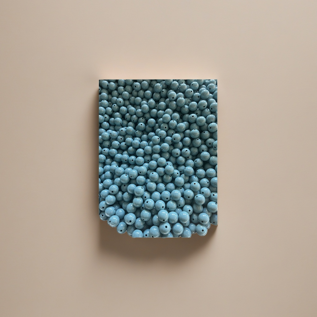 Blue beads, natural stone beads, beading, DIY handmade jewelry accessories