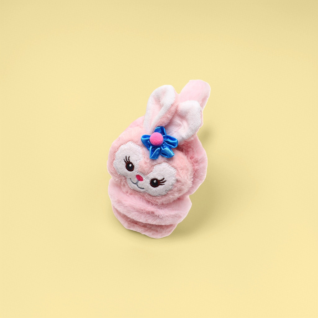 Thickened plush ear cups for winter cold protection and ear warmth, cute cartoon ear cups