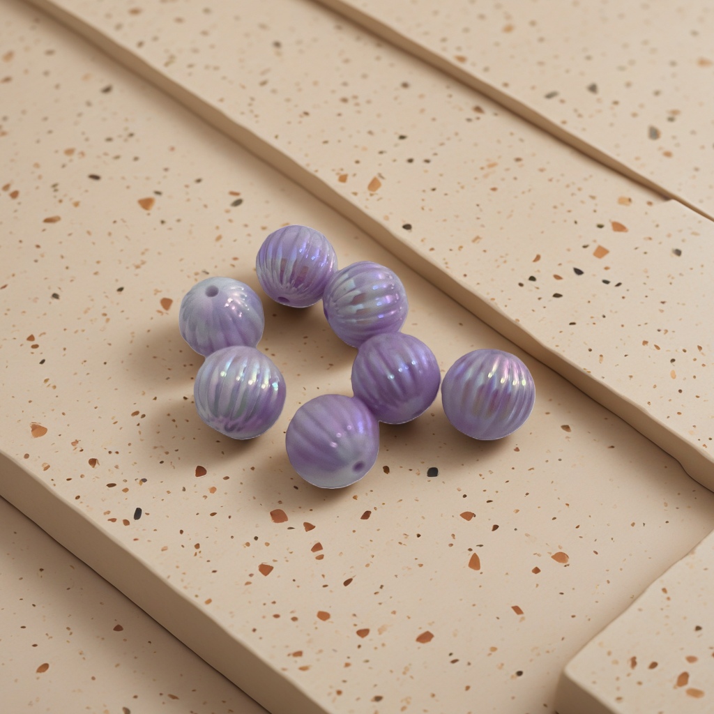 DIY materials for purple natural crystal bead bracelet accessories and round bead stringing Application Scenario