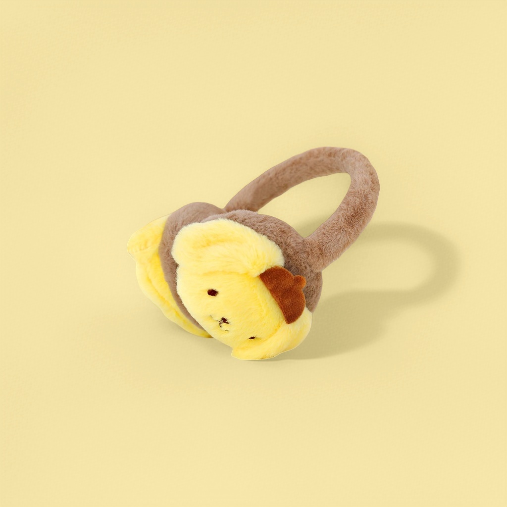 The plush toy ear cups are warm and cute. The plush ear covers can keep you warm in winter details Picture