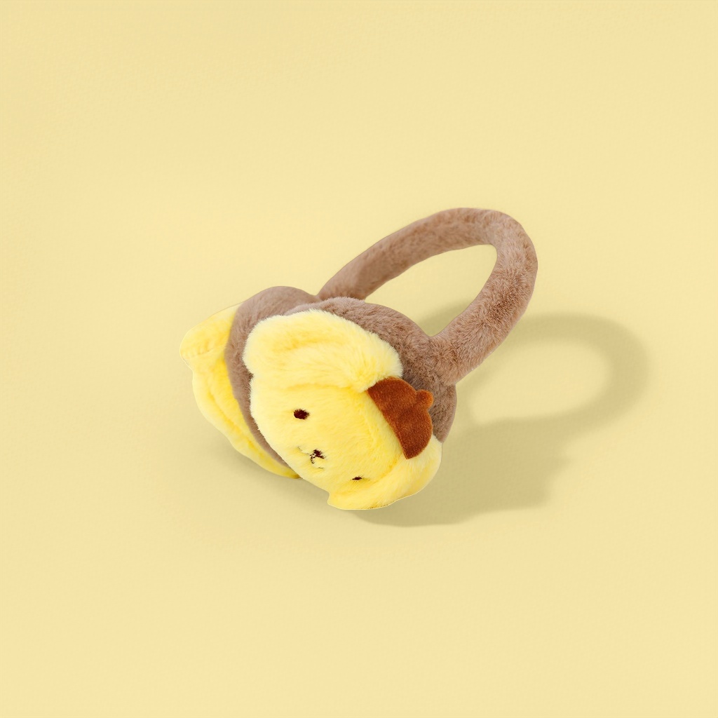 The plush toy ear cups are warm and cute. The plush ear covers can keep you warm in winter