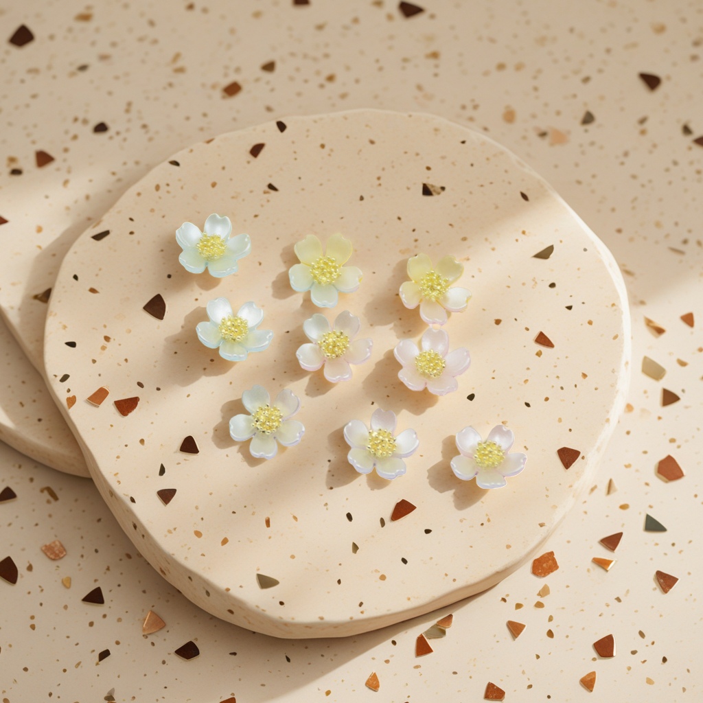 High-quality acrylic jewelry accessories DIY handcrafted, universal auxiliary materials available in multiple specifications Application Scenario