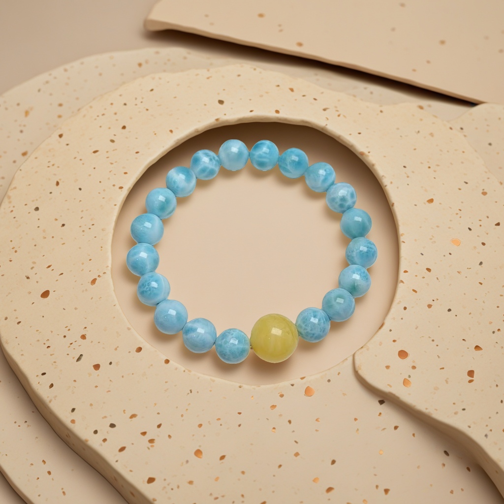 Natural sea-patterned stone crystal bracelet for women, original design, amber multi-treasure bracelet for women, irregular, versatile, light luxury and high-end gift