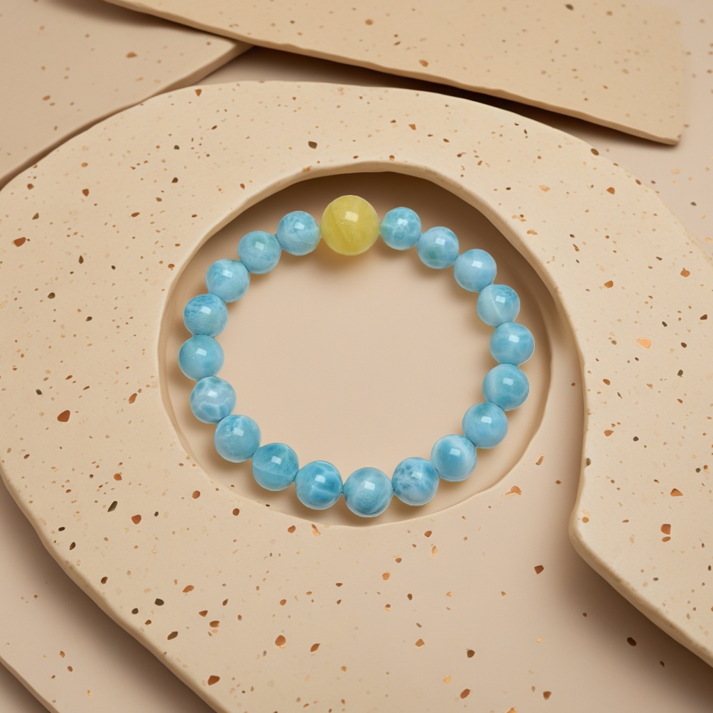Natural sea-patterned stone crystal bracelet for women, original design, amber multi-treasure bracelet for women, irregular, versatile, light luxury and high-end gift Application Scenario