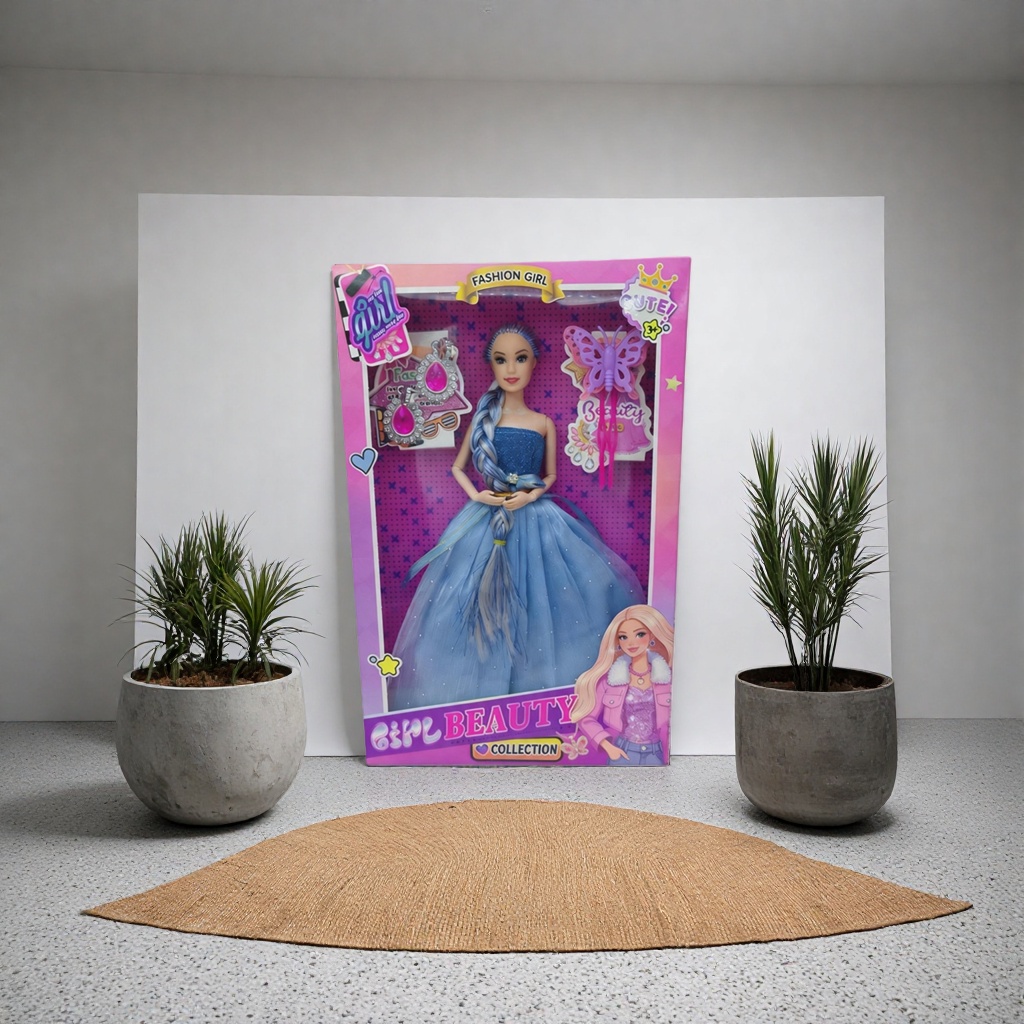 The fashionable girl doll gift box comes with a beautiful packaging box details Picture