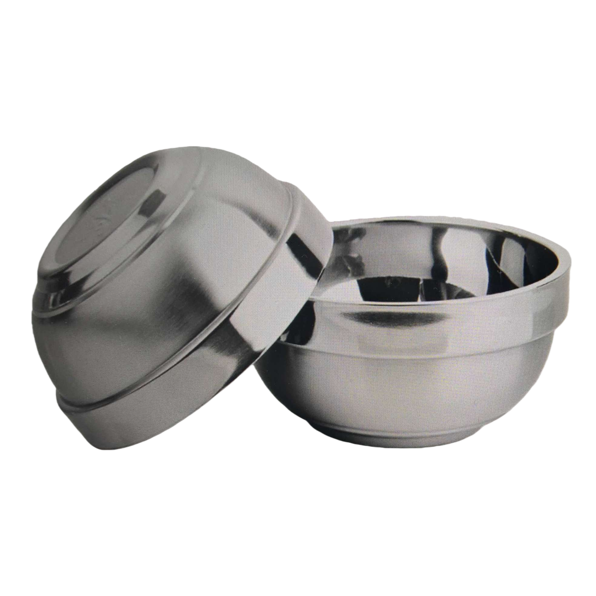 Metal bowl, food-grade 304 stainless steel thickened soup bowl, household large-capacity rice bowl Item Picture