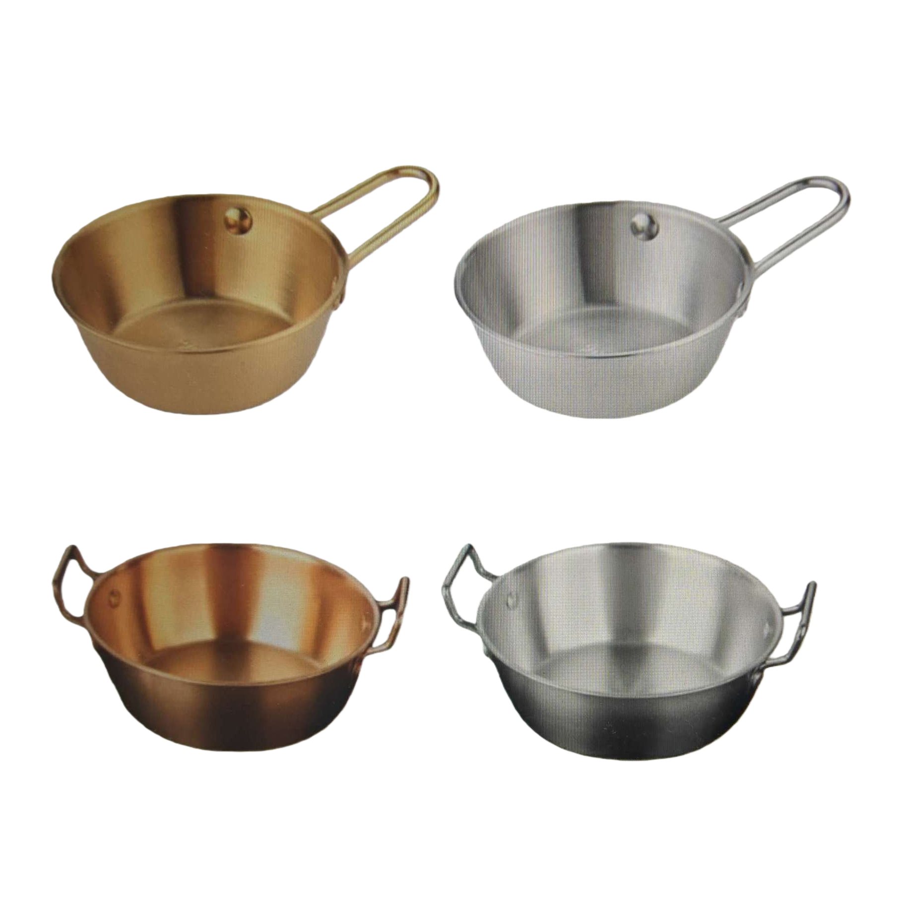 Gold and silver wok household non-stick wok set, available in two colors, thickened and wear-resistant Item Picture