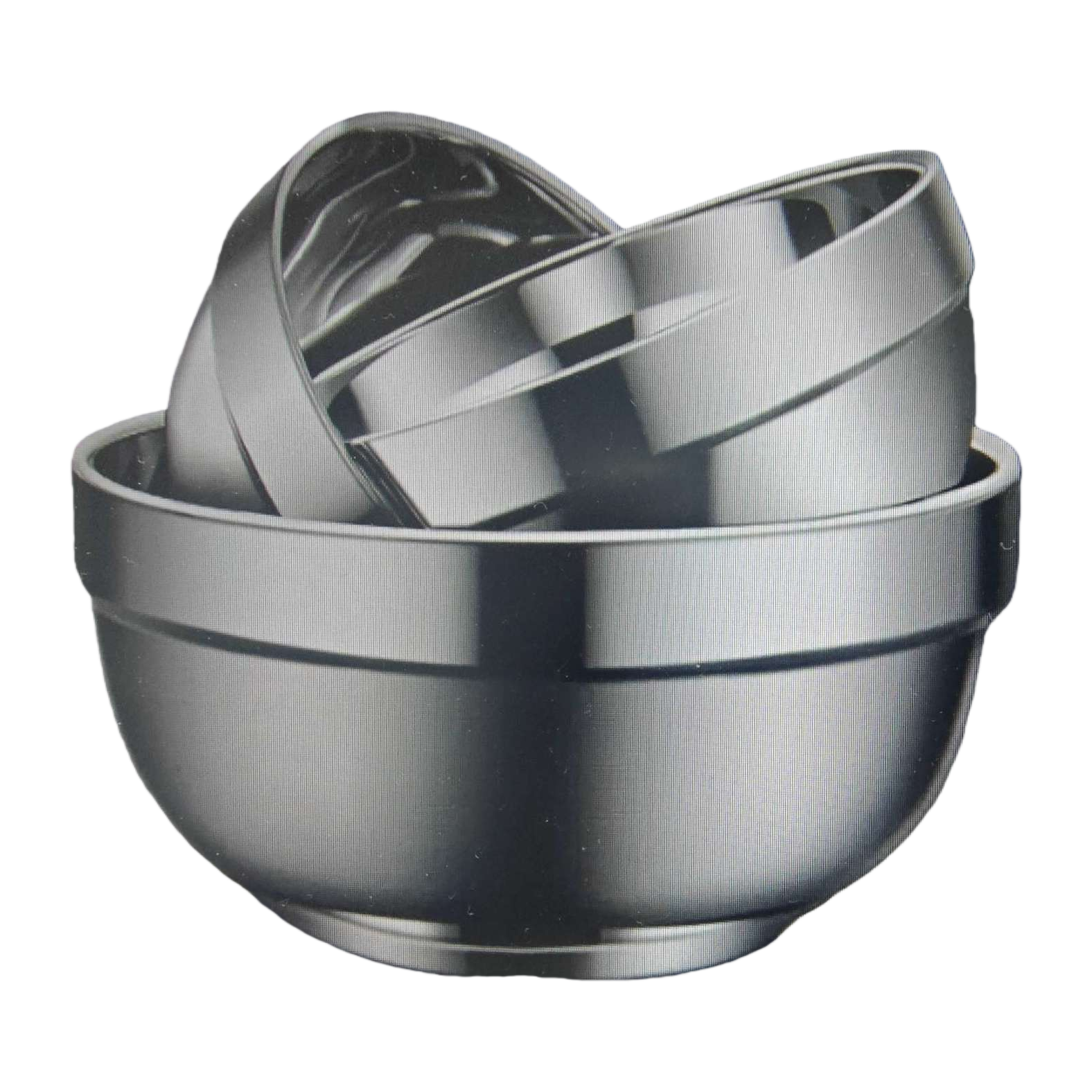 Stainless steel bowl, large-capacity household soup bowl, food-grade thickened anti-scald bowl Item Picture