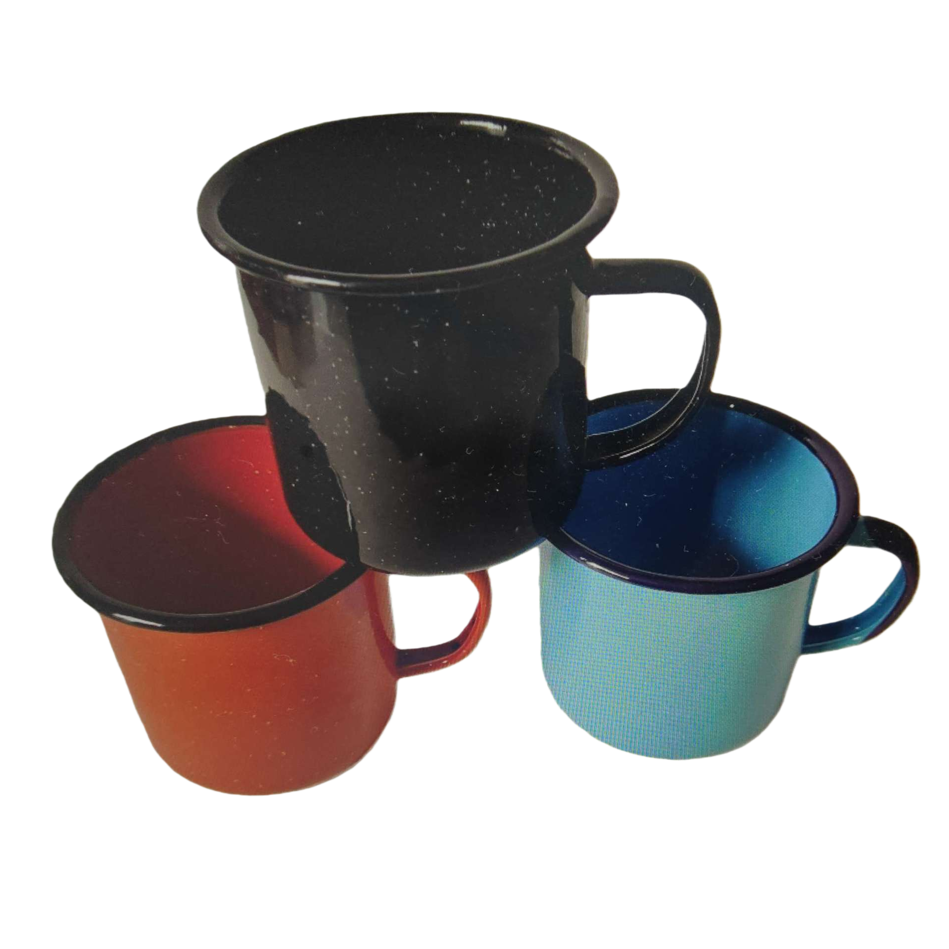 Colored enamel cup, fashionable printed mug, home coffee and tea cup 350ml, 102811226 Item Picture