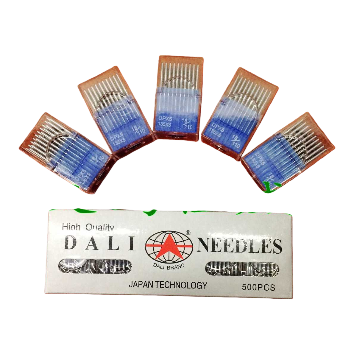 The sewing needle set includes a sewing needle packaging box and multiple specifications of household hand-embroidered sewing accessories Item Picture