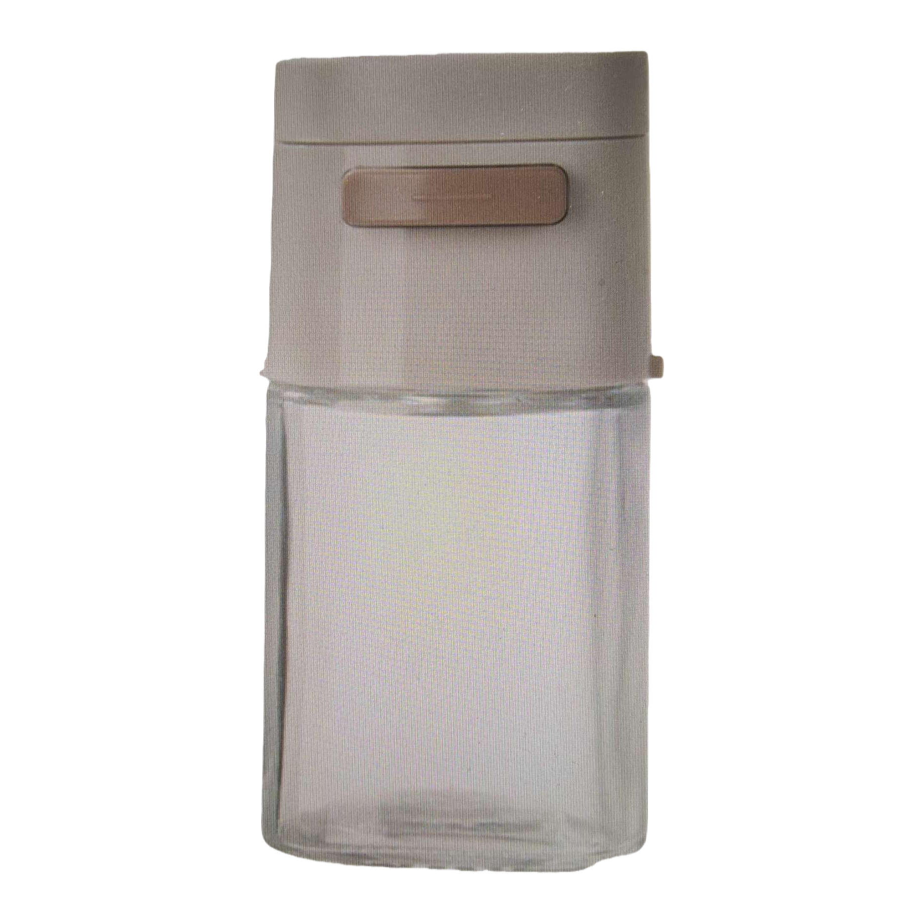Transparent glass bottle with beige cap container, suitable for home storage, kitchen and bathroom Item Picture