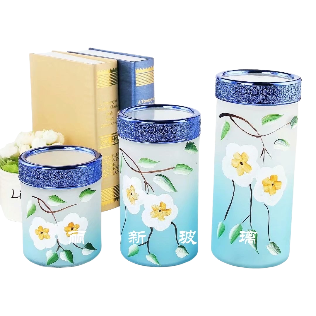 Decorative glass cups, glass cups, high borosilicate heat-resistant simple water cups, home decoration items, creative cups Item Picture
