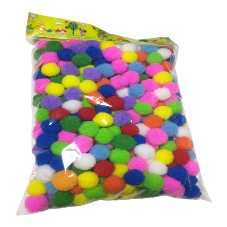 مزج من الفراء الملونة بألوان متعددة Item Picture
