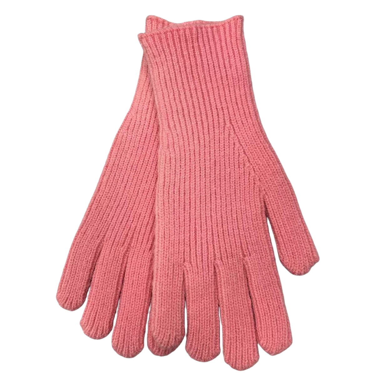 Beige knitted gloves for women, warm and anti-slip for autumn and winter, fingertip touch screen style Item Picture