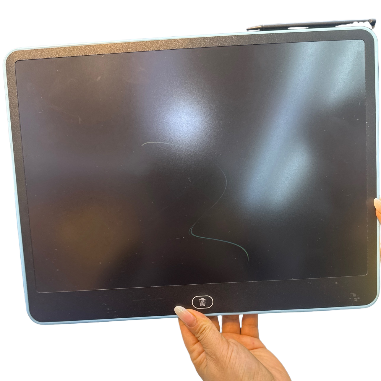 An electronic writing pad with erasable and writable LCD screen, a portable calligraphy and painting writing board Item Picture