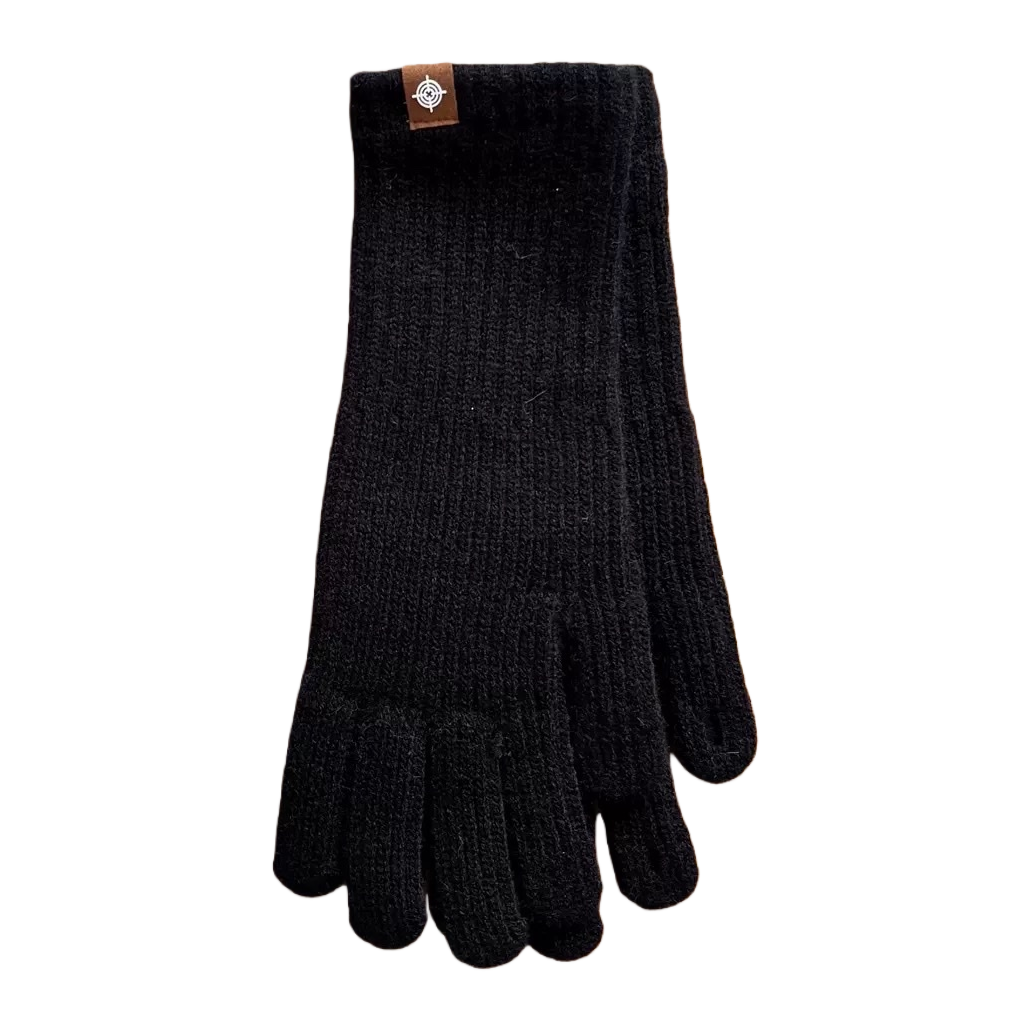 قفازات سوداء دافئة ضد الانزلاق Item Picture