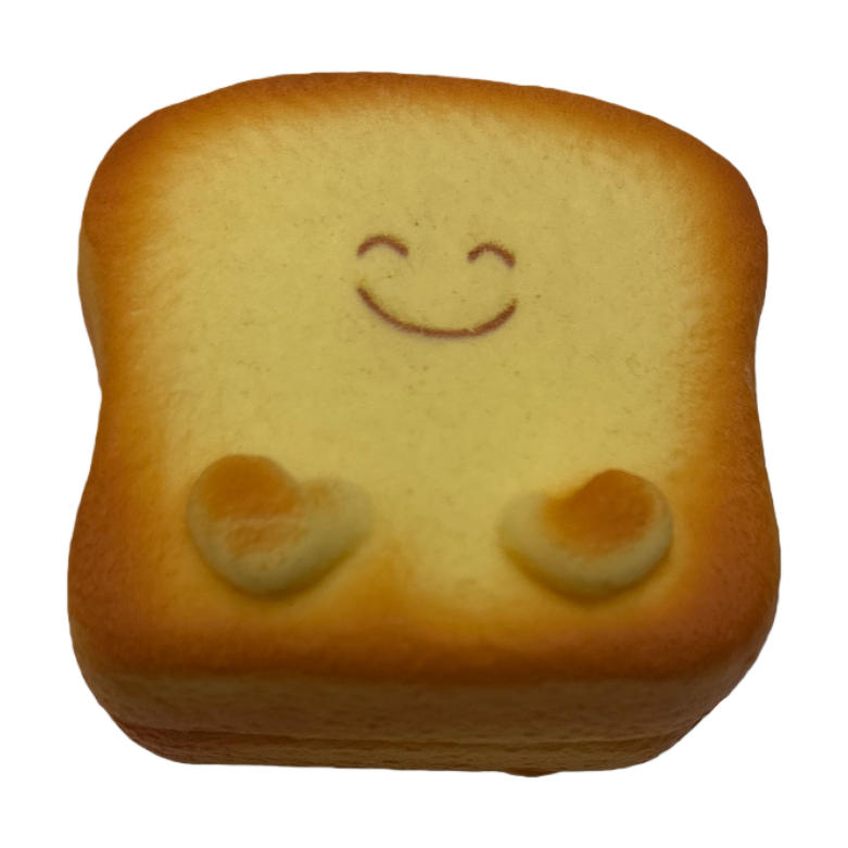 Smiling Face Toast Bread breakfast, soft, sweet and sliced bread, family set, healthy baked goods Item Picture