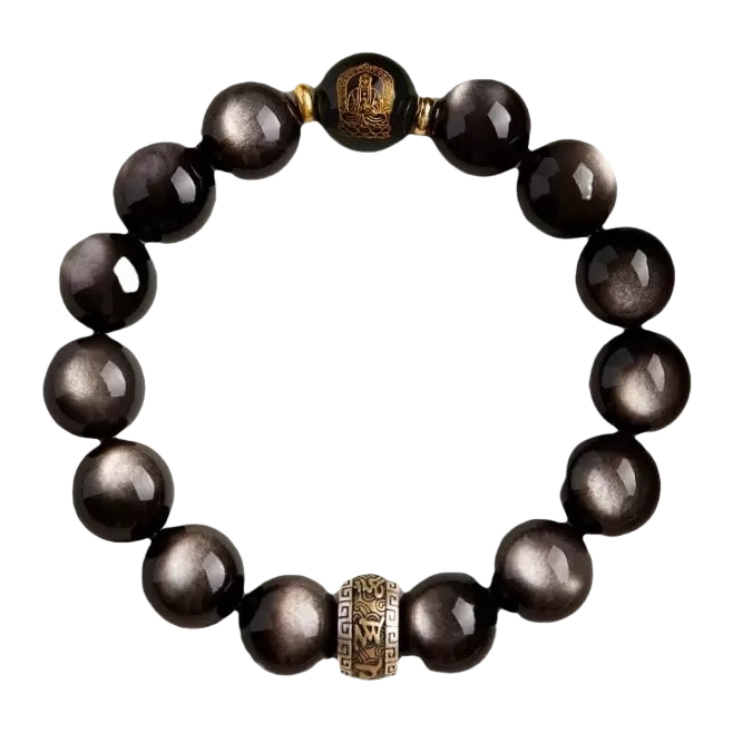 黑色珠子手链 时尚简约百搭女士手链 Item Picture