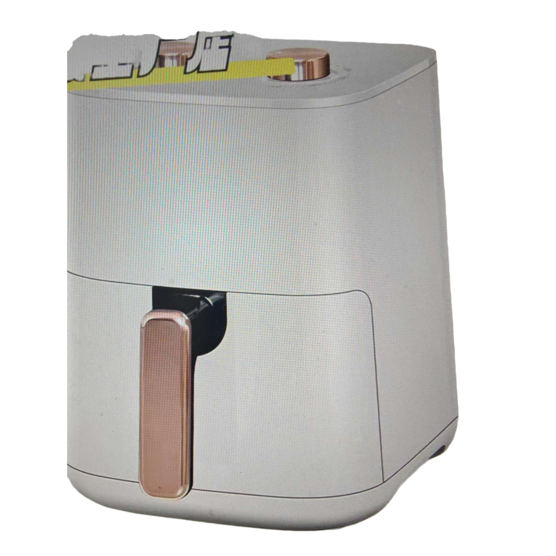 Supor air fryer 3L with a viewing window and stainless steel inner liner is a small kitchen appliance Item Picture